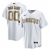 Customized Men's Arizona Diamondbacks Active Player White 2022 All-Star Cool Base Stitched Jersey,baseball caps,new era cap wholesale,wholesale hats